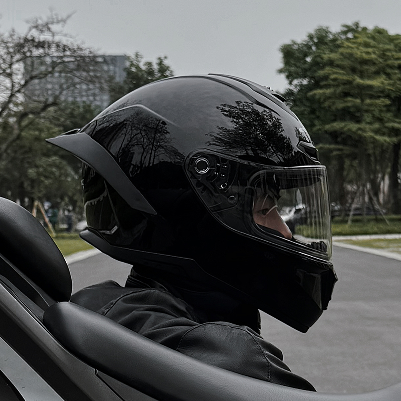 头盔男复古巡航骑士机车骑行帅气踏板女四季通用3C认证摩托车全盔