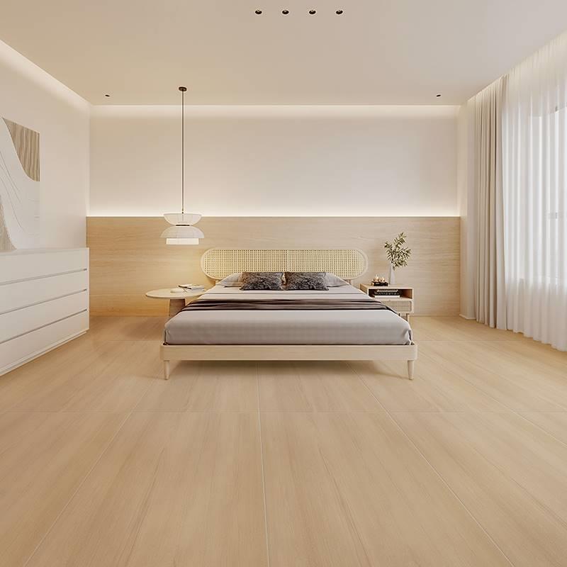 大规格木纹砖750x1500柔光肌肤釉仿实木瓷砖客厅地板砖原木色地砖