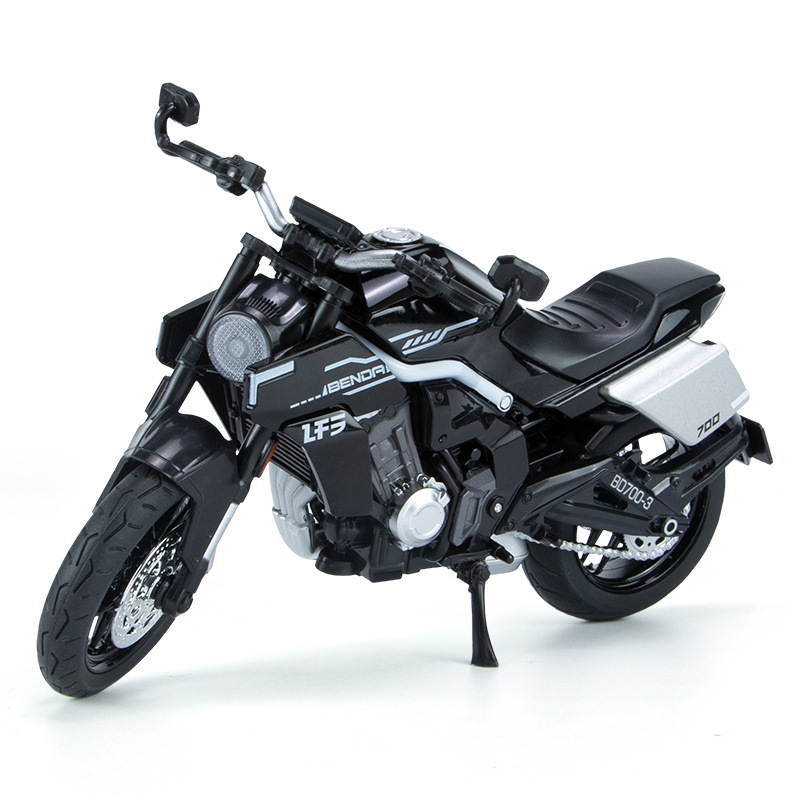 （盒装）正版授权仿真1比12唐刀LFS720合金越野摩托车模型摆件
