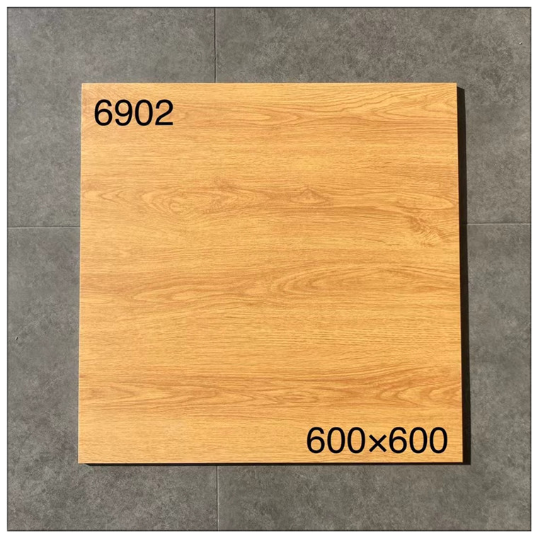 仿实木地砖卧室瓷砖木纹砖600X600仿古砖商场服装餐厅防滑地板砖