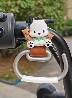 电动车挂钩强力承重前置通用可爱婴儿车电瓶摩托车把挂钩放置神器