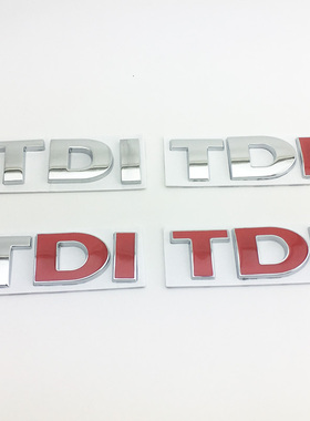 大众TDI车标途观帕萨特宝来高尔夫途锐朗逸后尾箱TDI标志字母贴标