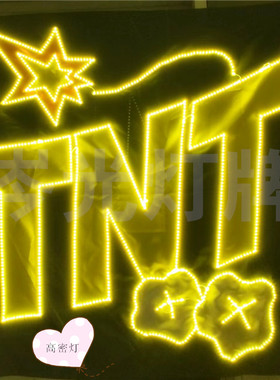 时代少年团TNT应援演唱会灯牌超薄羽纱软折叠超小头戴LED团购定制