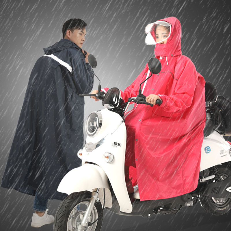 雨衣长款全身防暴雨加厚外套电瓶摩托电动车男性女单人时尚水雨披