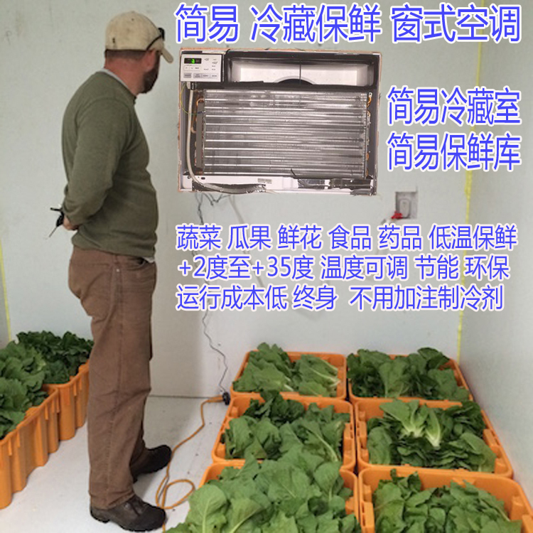 冷藏库小型冷库空调一体机制冷机组 蘑菇 鲜花 水果蔬菜保鲜冷库