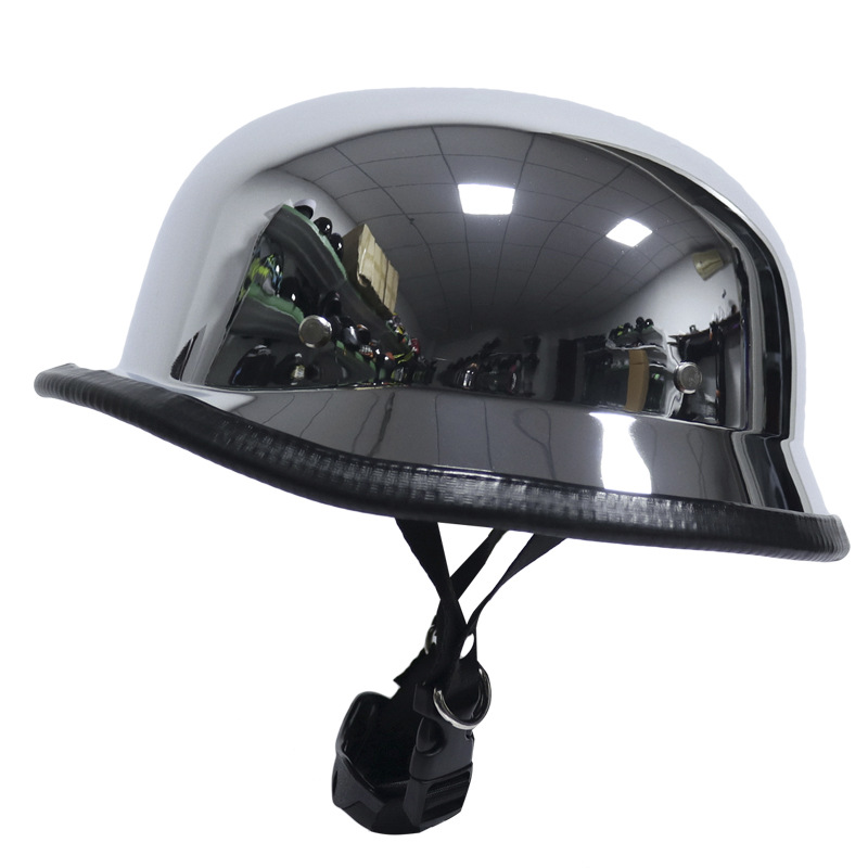 VIRTUE电动摩托车头盔二战德国士兵造型复古盔时尚机车代步半盔酷