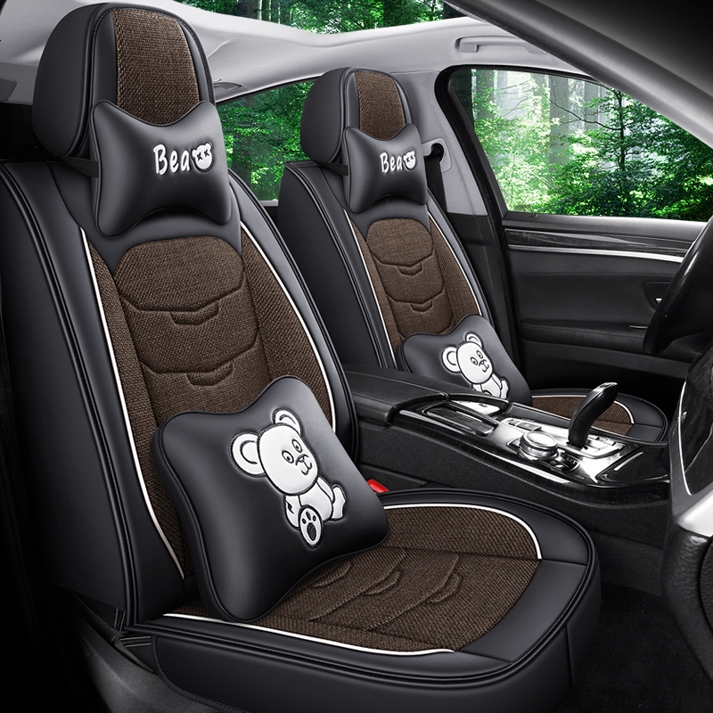 大众速腾2015款1.6L自动舒适型汽车座套全包亚麻坐垫四季通用座垫