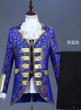 男士欧洲风格宫廷贵族礼服套舞台演出服英国王子欧式话剧表演服装
