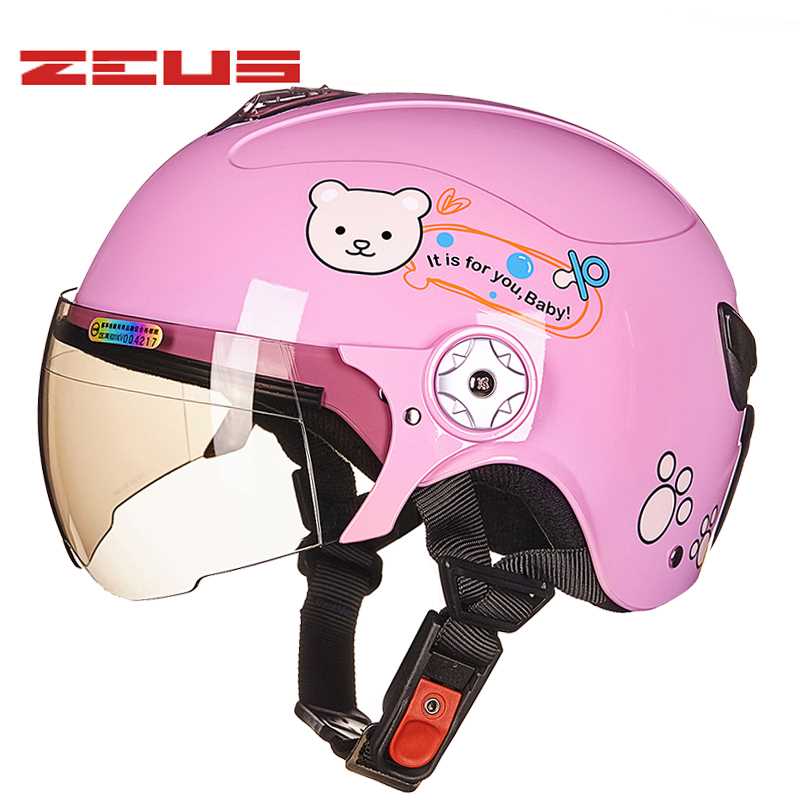 正品台湾瑞狮儿童头盔电动摩托车小孩子宝宝安全帽男女3C认证夏季