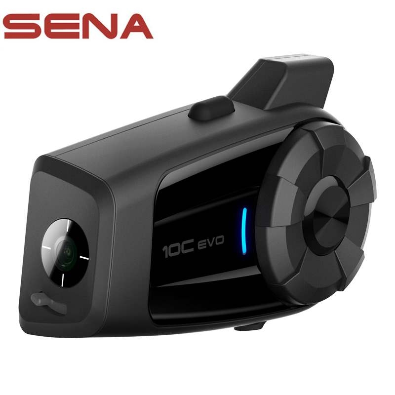 塞纳sena头盔蓝牙耳机4K行车记录仪摄像一体机摩托车耳机10c evo