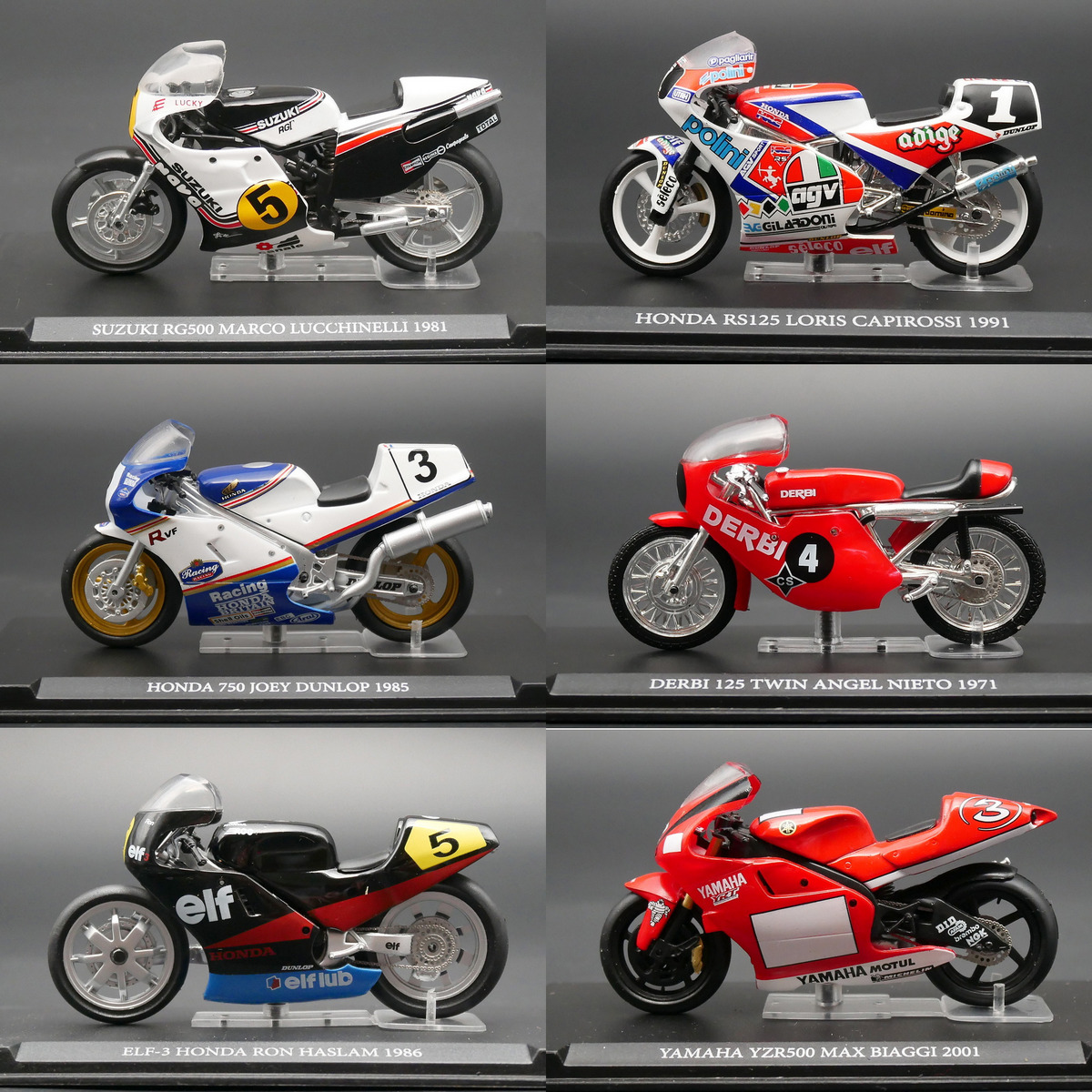 ixo 1:24 摩托车赛车玩具模型Moto GP Honda Suzuki Yamaha Derbi
