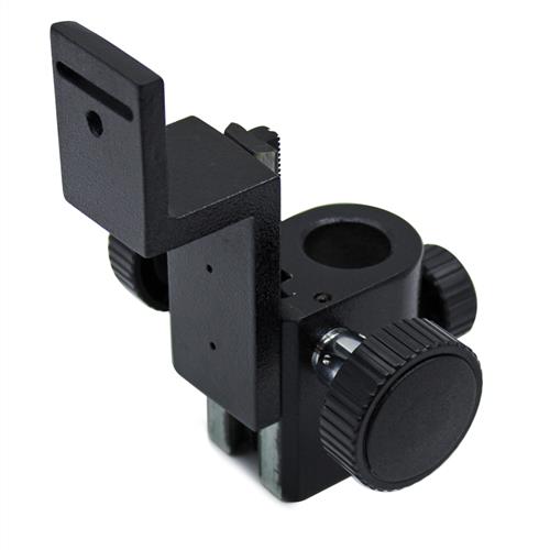 显微镜升降调焦调节工业相机支架金属材质手动滑轮可调滑动垂直架