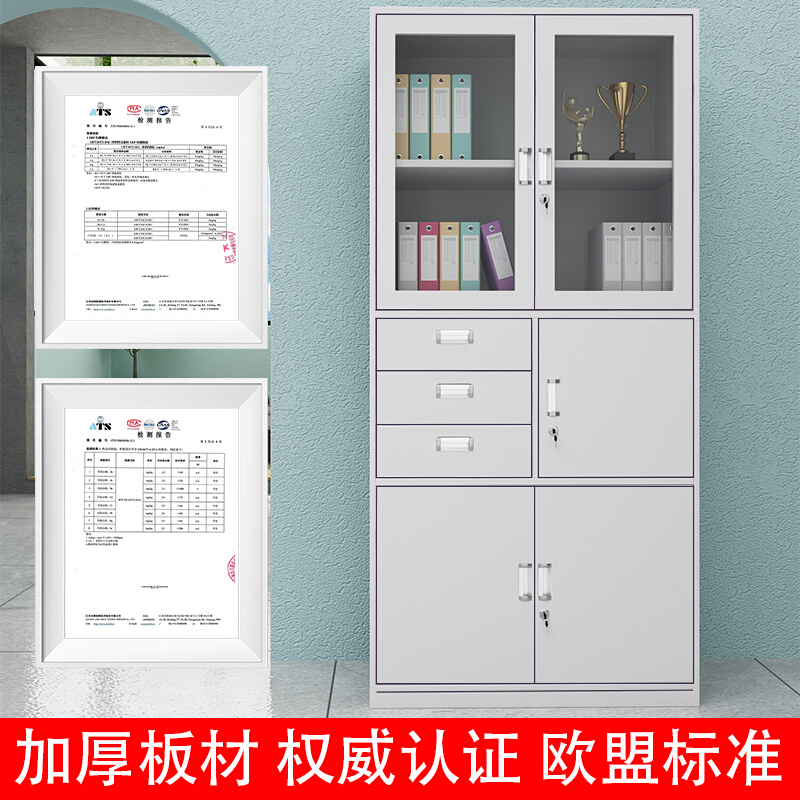 。广东省珠海市办公文件柜财务室凭证资料铁皮柜工厂员工更衣柜鞋