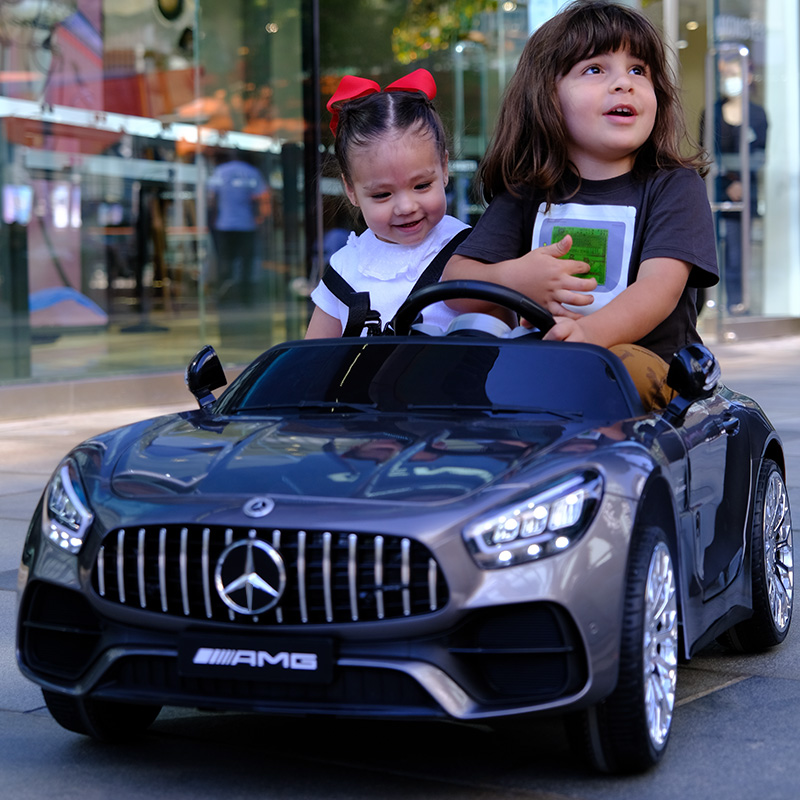 双人儿童电动车四轮可遥控四驱汽车男女小孩宝宝玩具车跑车可坐人