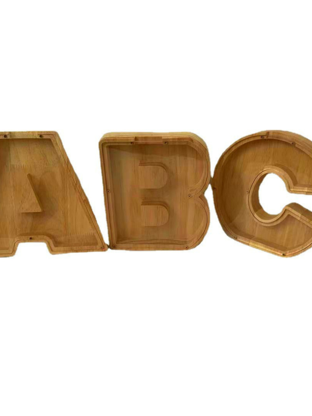 跨境新款木质存钱罐创意二十六个英文字母储钱罐木质工艺品