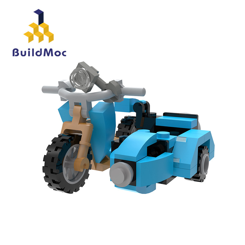 BuildMOC拼装积木玩具哈利波特海格的飞天摩托车魔法交通工具摆件