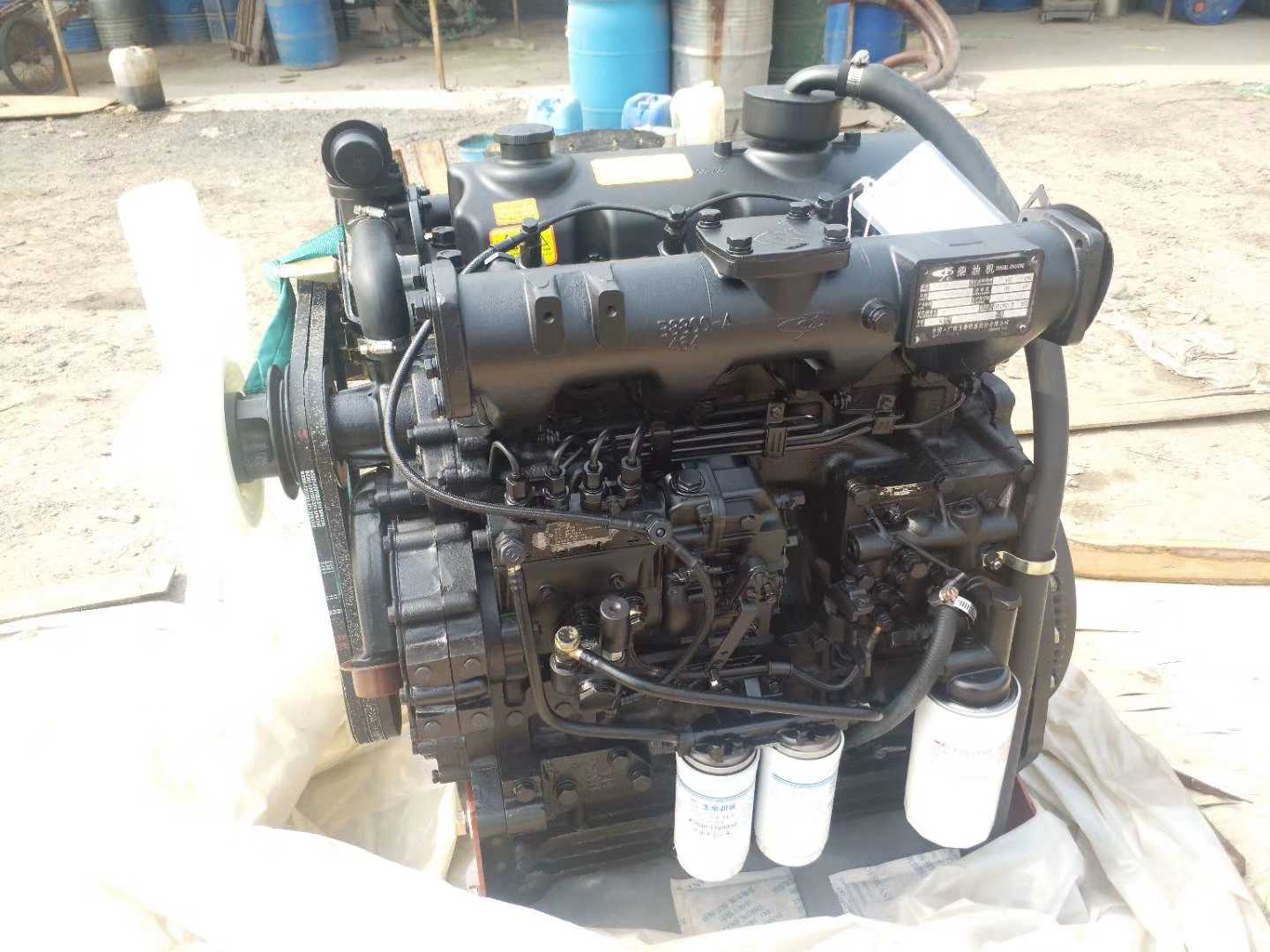玉柴YC4A90-T22 4108不增压90马力配国产中型拖拉机发动机总成