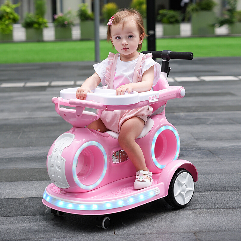 婴儿童车电动遥控汽车四轮手推车小孩宝宝可坐人摇摇玩具车摩托车