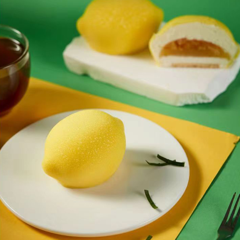 魔客西点酒店自助餐阳光柠檬造型冷冻蛋糕下午茶歇慕斯小蛋糕甜品