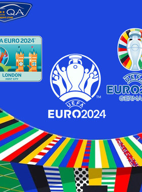 2024欧洲杯德国葡萄牙法国英国意大利反光车贴电动摩托车身贴