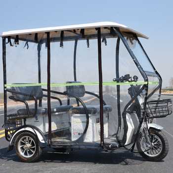 艾美达大安罗纳多电动三轮车车棚休闲小型老年小巴士遮阳棚雨棚蓬