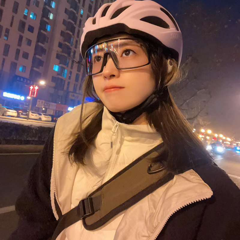 夜骑骑行眼镜炫彩防紫外线自行车变色护目镜户外运动专业防尘眼镜