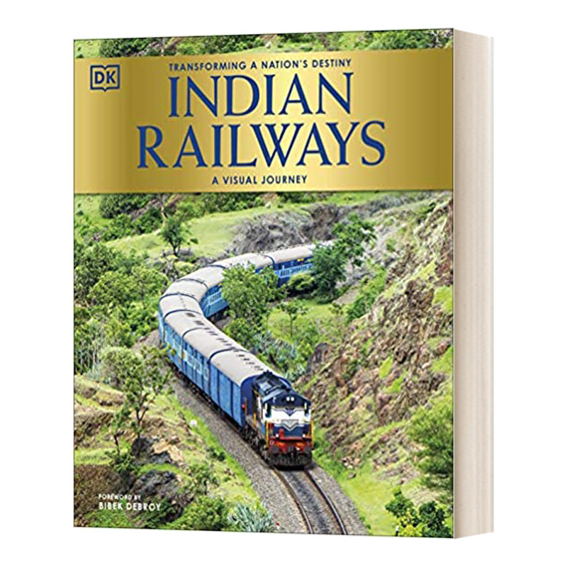 英文原版 Indian Railways DK印度火车铁路指南 探索桥梁 车站 隧道 机车 追踪技术的发展 精装 英文版 进口英语原版书籍