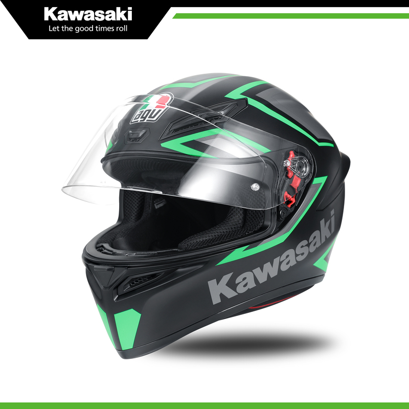 Kawasaki&AGV联名款K1 S川崎联名款头盔摩托车全盔男女四季通用