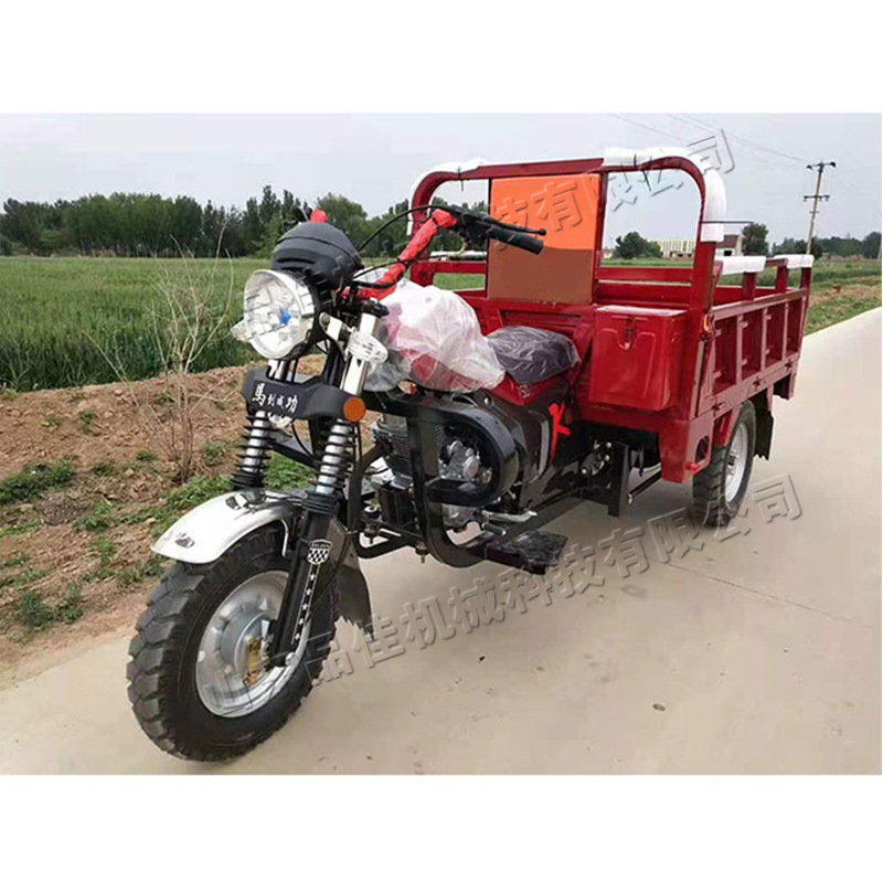 燃油三低粮轮WOD摩托车 山区载货农用自 卸三轮车家用食速运输车
