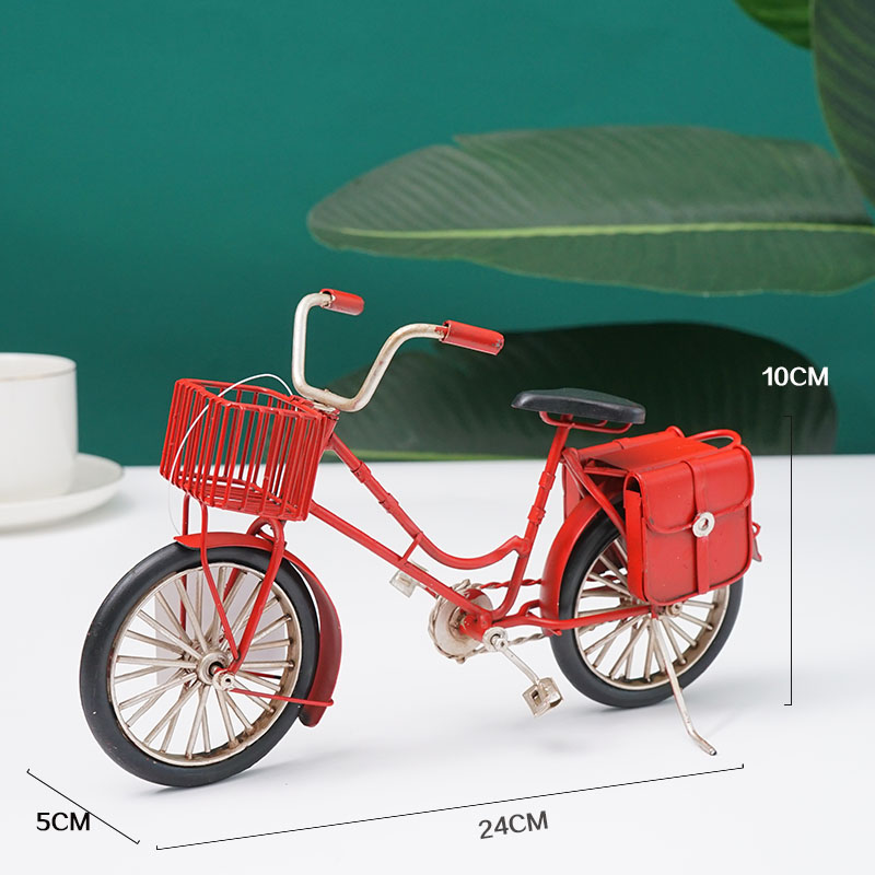 直销新品老式自行车摆件模型u精致复古90老物件80年代感怀旧装饰