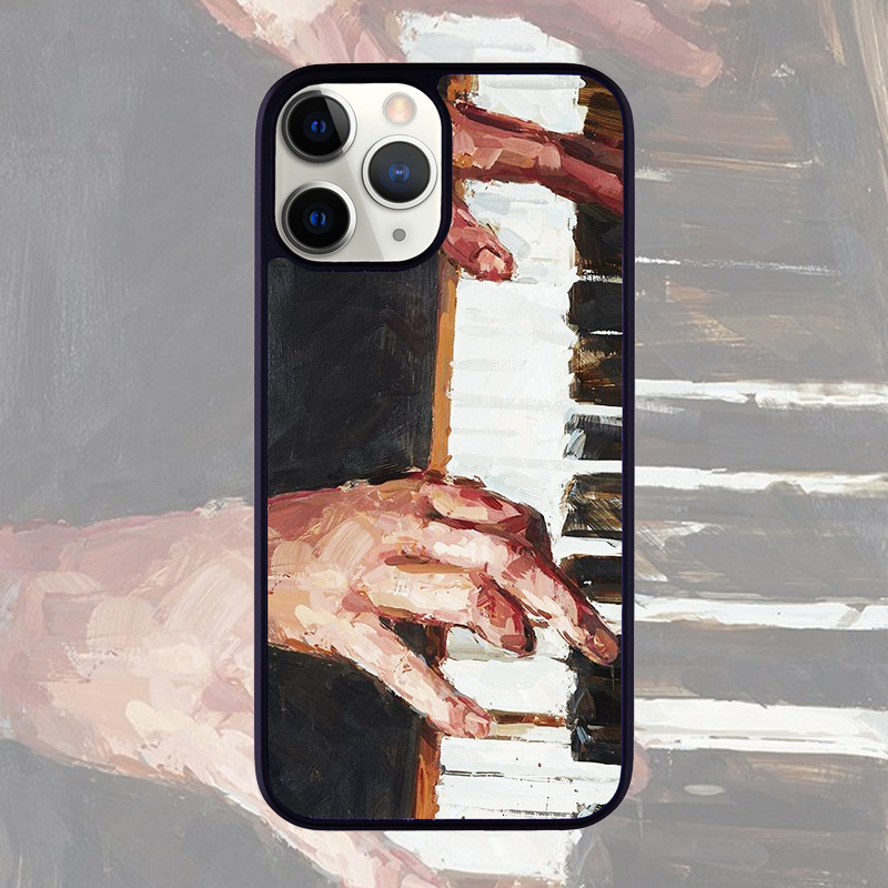 声物系创意系列原创经典钢琴师软壳壁纸摇滚乐队适用于全包苹果iphone15手机壳promax华为p30405060mate50