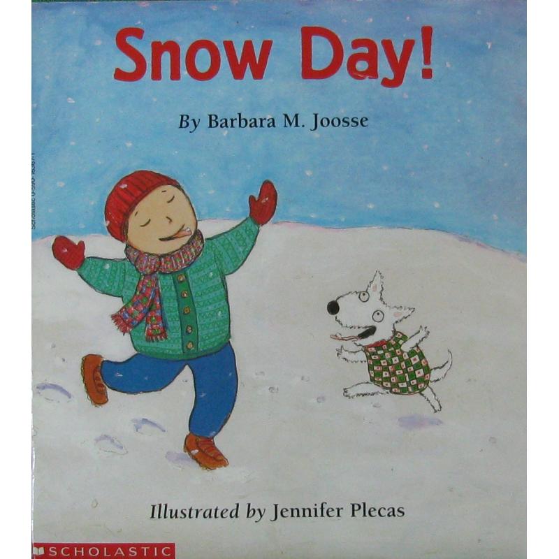 Snow Day! by Barbara M. Joosse平装Scholastic下雪天！