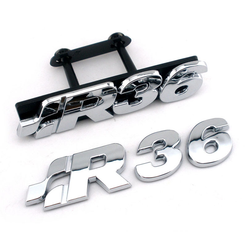 大众朗逸速腾迈腾嘉旅蔚领改装R36中网标车尾标运动版R标R32车标