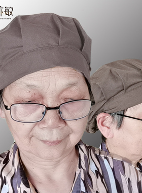 老年人夏季帽子薄款透气妈妈厨房防油烟头套奶奶婆睡觉手术戴布帽
