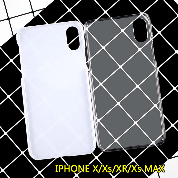 苹果iphone X/Xs/XR/Xs Max透明手机壳硬保护套DIY贴钻素材壳配件