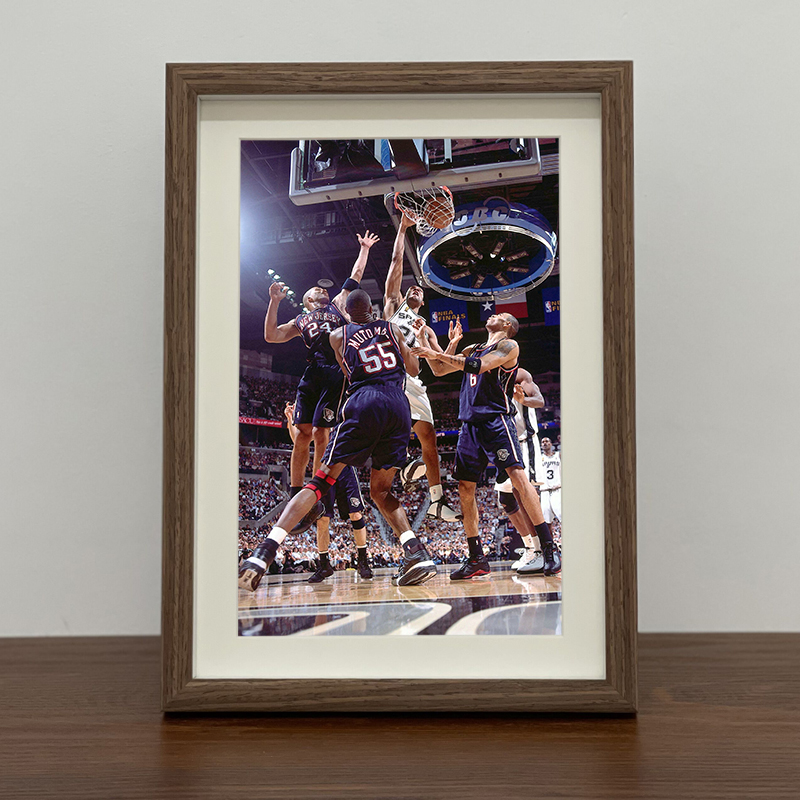 马刺石佛蒂姆邓肯相框摆台装饰画NBA球星纪念海报照片挂画送礼物