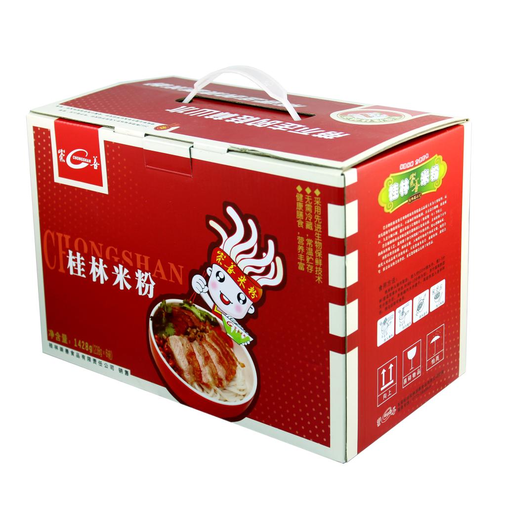 广西桂林特产崇善米粉6碗礼盒装速食方便鲜湿米线桂林伴手礼