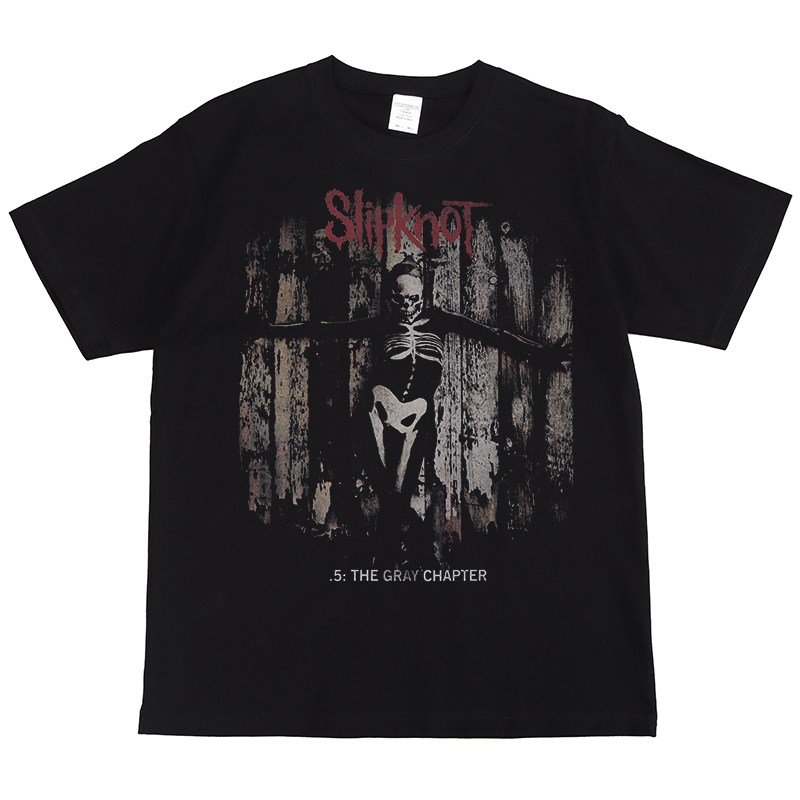 Slipknot活结摇滚乐队数码直喷枪花涅盘美式街头嘻哈复古短袖T恤