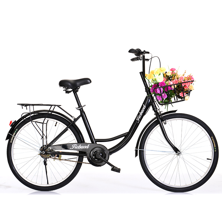 小黄车同款自行车成人男女中大学生24寸26寸实心胎免充气共享单车