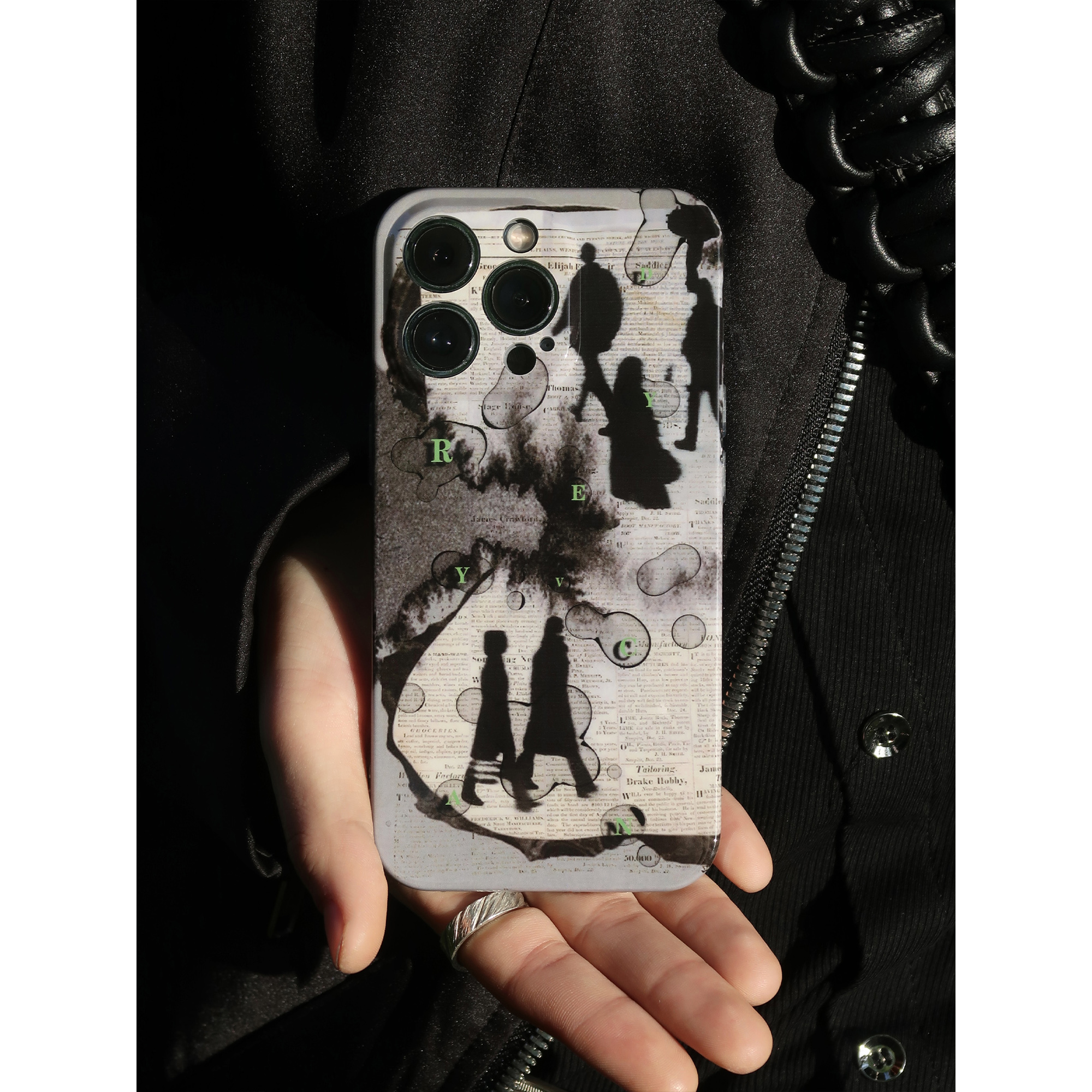 ReveDeCyan形色影织原创设计苹果14Pro双层iphone14手机壳精孔12光面13promax创意艺术情侣全包硬壳小众ins