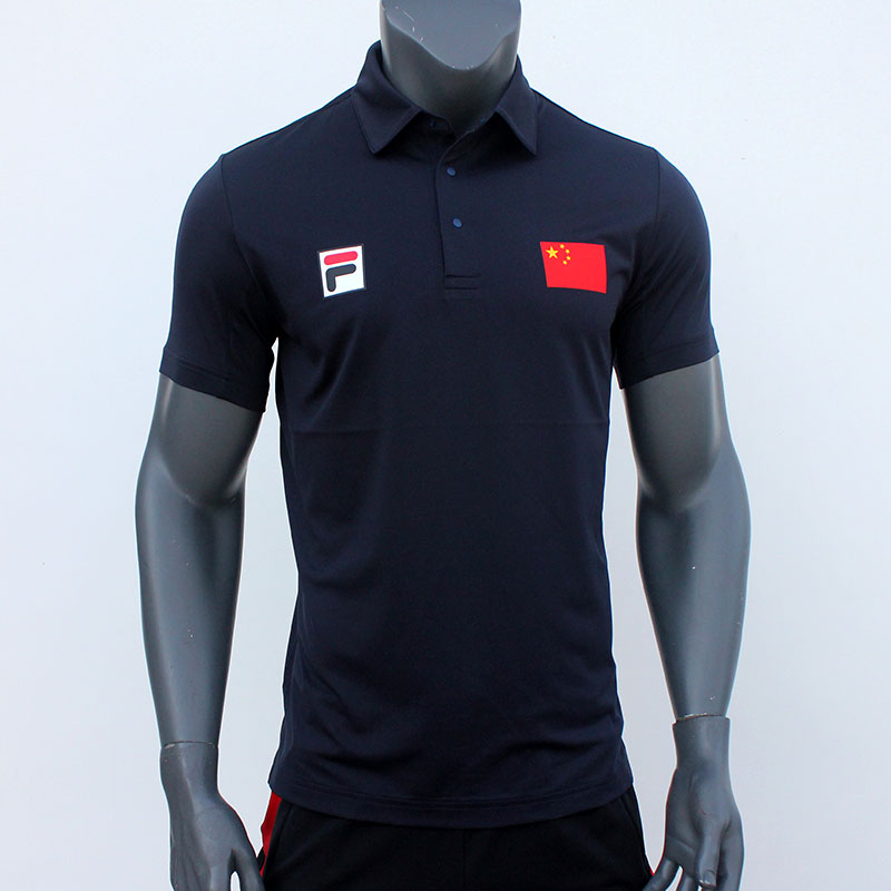 斐乐/Fila2020赞助中国代表团国家队休闲运动国服透气短袖POLO衫