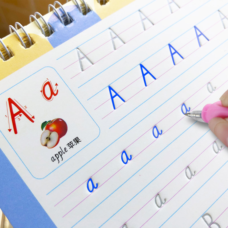 26个英文字母练字帖 儿童幼儿启蒙拼音练字帖三年级英语字母字帖