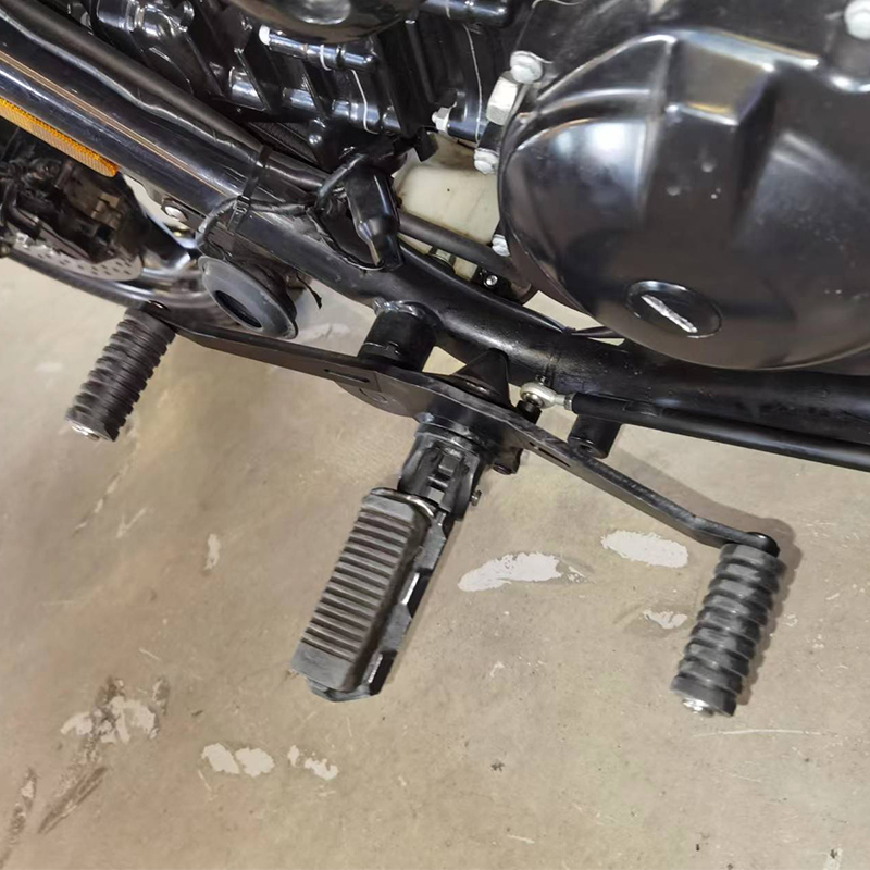 轻骑大韩晓星GV650摩托车改装加厚循环变档杆无损安装