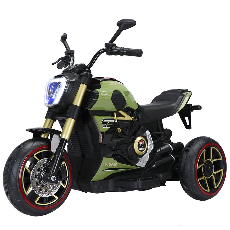 高档儿童电动摩托车超大可充电可坐两人3-10岁男女宝宝车四轮车小
