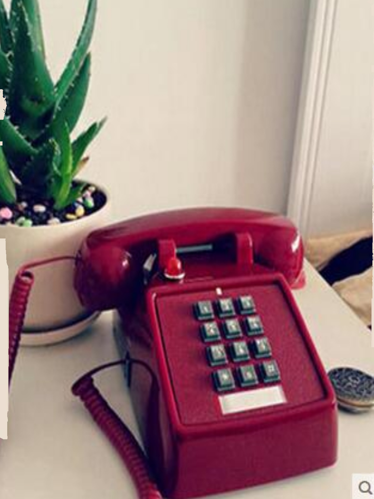 促比特25T老式按键仿古复古座机古董时尚创意电话机美式机械铃声