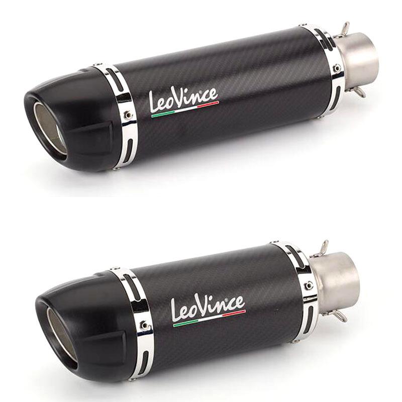 LeoVince摩托车碳纤排气管改装适用于雅马哈R1 LC150 MT03 Z250