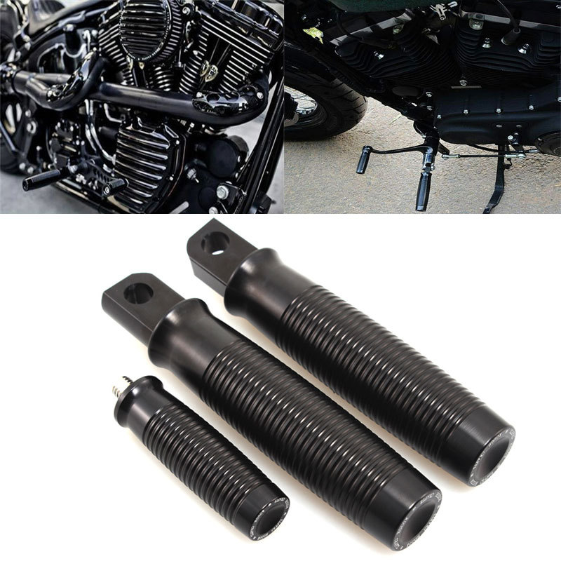 摩托车复古配件 RC脚踏 CNC黑色脚踏挂挡头 适用于哈雷XL883 48