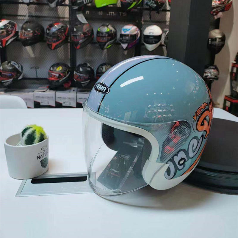3C认证野马633S摩托车头盔新国标男女秋冬轻便半盔电动车安全帽