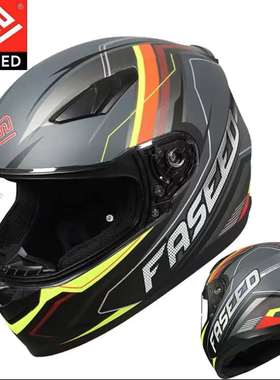 正品FASEED摩托车头盔夏季男女士机车全盔3C认证四季通用防雾炫酷