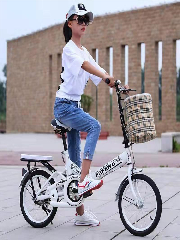 折叠自行车20寸中小学生儿童减震迷你单车男女士16寸脚踏车免安装